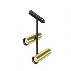 Трековый светодиодный светильник Maytoni Technical Magnetic Exility Elti Duo TR005-4-2X12W-DS-B Трековый светодиодный светильник Maytoni Technical Magnetic Exility Elti Duo TR005-4-2X12W-DS-B