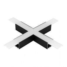 Коннектор X-образный Arlight PLS-Lock-H25-Х90 Black 031269 Коннектор X-образный Arlight PLS-Lock-H25-Х90 Black 031269