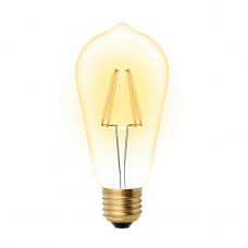Лампа светодиодная филаментная Uniel E27 5W 2250K прозрачная LED-ST64-5W/GOLDEN/E27 GLV22GO UL-00002360 Лампа светодиодная филаментная Uniel E27 5W 2250K прозрачная LED-ST64-5W/GOLDEN/E27 GLV22GO UL-00002360