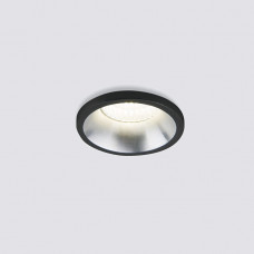 Встраиваемый светодиодный светильник Elektrostandard 15269/LED черный/сатин никель 4690389174377 Встраиваемый светодиодный светильник Elektrostandard 15269/LED черный/сатин никель 4690389174377