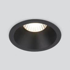 Встраиваемый светодиодный светильник Elektrostandard Lin 15266/LED 7W 3000K BK черный a063926 Встраиваемый светодиодный светильник Elektrostandard Lin 15266/LED 7W 3000K BK черный a063926