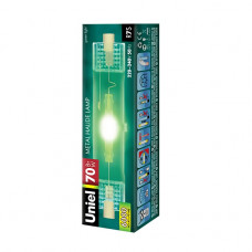 Лампа металлогалогеновая Uniel R7s 70W прозрачная MH-DE-70/GREEN/R7s 04848 Лампа металлогалогеновая Uniel R7s 70W прозрачная MH-DE-70/GREEN/R7s 04848