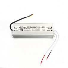 Блок питания для светодиодной ленты Feron LB007 12V 200W IP67 16,5A 48061 Блок питания для светодиодной ленты Feron LB007 12V 200W IP67 16,5A 48061