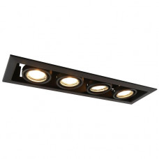 Встраиваемый светильник Arte Lamp Cardani Piccolo A5941PL-4BK Встраиваемый светильник Arte Lamp Cardani Piccolo A5941PL-4BK