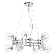 Подвесная люстра Crystal Lux Luxury SP12 Chrome Подвесная люстра Crystal Lux Luxury SP12 Chrome