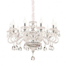 Подвесная люстра Ideal Lux Negresco SP10 Trasparente 141060 Подвесная люстра Ideal Lux Negresco SP10 Trasparente 141060