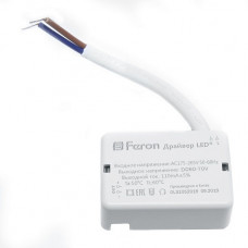 Драйвер для светодиодного светильника AL509 Feron 100-130V 26W IP20 0,24A LB0168 41218 Драйвер для светодиодного светильника AL509 Feron 100-130V 26W IP20 0,24A LB0168 41218