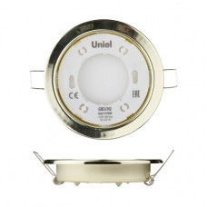Встраиваемый светильник Uniel GX53/H2 Gold 10 Prom UL-00005053 Встраиваемый светильник Uniel GX53/H2 Gold 10 Prom UL-00005053