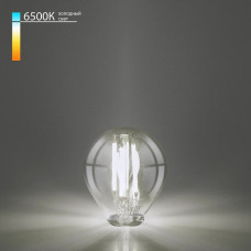 Лампа светодиодная филаментная Elektrostandard E14 8W 6500K прозрачная a060525 Лампа светодиодная филаментная Elektrostandard E14 8W 6500K прозрачная a060525