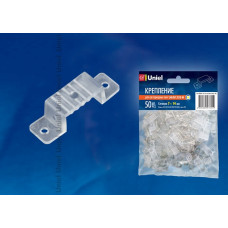 Набор креплений для светодиодной ленты Uniel UCC-K13 Clear 050 Polybag 11017 Набор креплений для светодиодной ленты Uniel UCC-K13 Clear 050 Polybag 11017