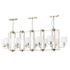 Подвесная люстра Crystal Lux Nicolas SP12 L1600 Gold/White Подвесная люстра Crystal Lux Nicolas SP12 L1600 Gold/White
