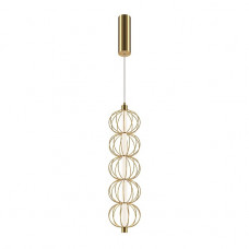 Подвесной светодиодный светильник Maytoni Golden Cage MOD216PL-L10G3K Подвесной светодиодный светильник Maytoni Golden Cage MOD216PL-L10G3K