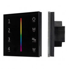 Панель управления Arlight Smart-P22-RGBW-G-IN Black 033766 Панель управления Arlight Smart-P22-RGBW-G-IN Black 033766