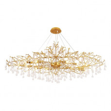 Подвесная люстра Crystal Lux REINA V2 SP12 L1500 GOLD PEARL Подвесная люстра Crystal Lux REINA V2 SP12 L1500 GOLD PEARL
