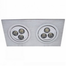 Встраиваемый светильник Arte Lamp Downlights LED A5902PL-2SS Встраиваемый светильник Arte Lamp Downlights LED A5902PL-2SS