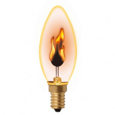 Лампа накаливания Uniel E14 3W золотистая IL-N-C35-3/RED-FLAME/E14/CL UL-00002981 Лампа накаливания Uniel E14 3W золотистая IL-N-C35-3/RED-FLAME/E14/CL UL-00002981