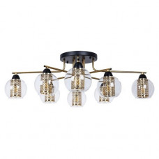 Потолочная люстра Arte Lamp Manchester A7045PL-8BK Потолочная люстра Arte Lamp Manchester A7045PL-8BK