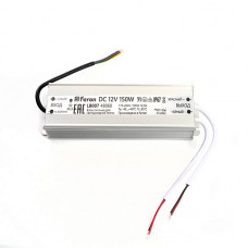 Блок питания для светодиодной ленты Feron LB007 12V 150W IP67 12,5A 48060 Блок питания для светодиодной ленты Feron LB007 12V 150W IP67 12,5A 48060