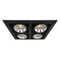 Встраиваемый светильник Arte Lamp Cardani A5935PL-4BK Встраиваемый светильник Arte Lamp Cardani A5935PL-4BK